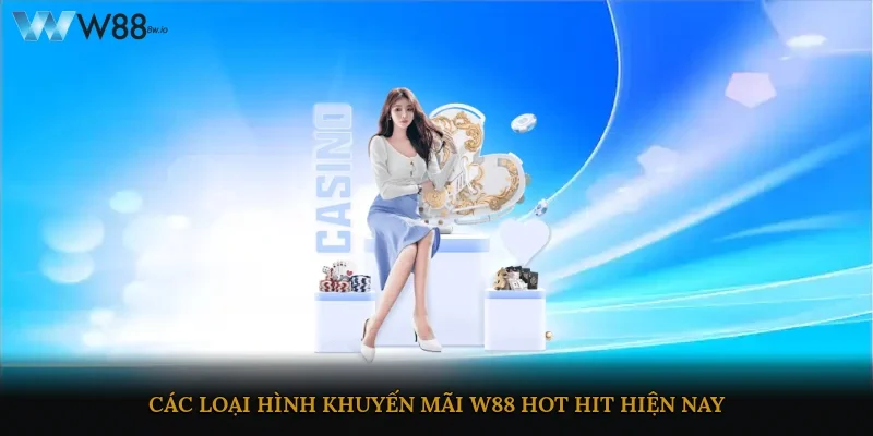 Các loại hình khuyến mãi W88 hot hit hiện nay